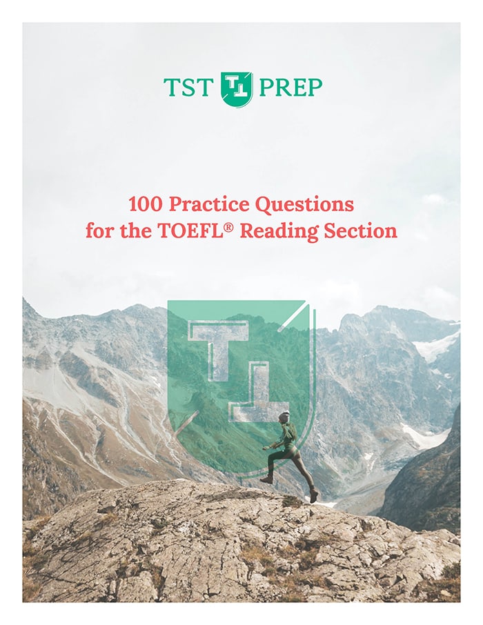 Cover of the TOEFL Reading Practice PDF