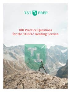 Cover of the TOEFL Reading Practice PDF